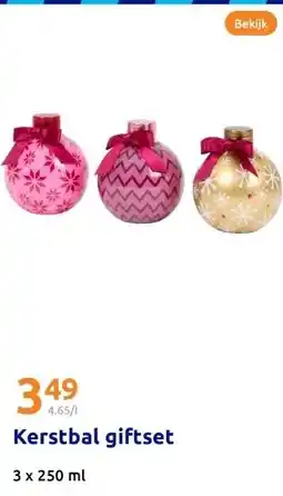 Action Kerstbal giftset aanbieding