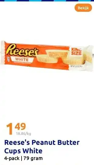 Action Reese's Peanut Butter Cups White aanbieding