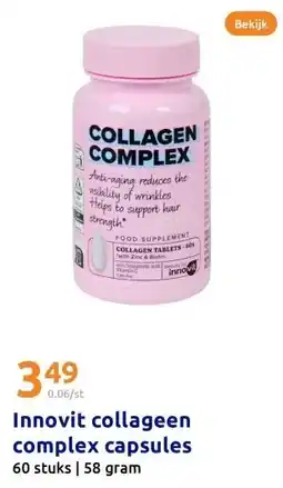 Action Innovit collageen complex capsules aanbieding