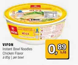 Amazing Oriëntal VIFON Instant Bowl Noodles Chicken Flavor aanbieding