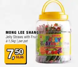 Amazing Oriëntal MONG LEE SHANG Jelly Straws with Fruit aanbieding