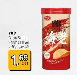 Amazing Oriëntal YBC Chips Salted Shrimp Flavor aanbieding