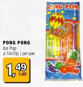 Amazing Oriëntal Pong pong ice pop aanbieding
