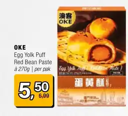 Amazing Oriëntal OKE Egg Yolk Puff Red Bean Paste aanbieding