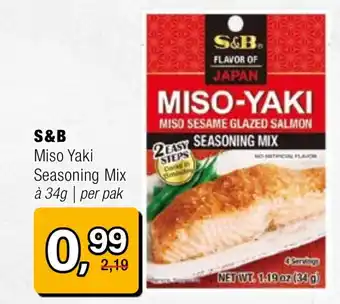 Amazing Oriëntal S&B Miso Yaki Seasoning Mix aanbieding
