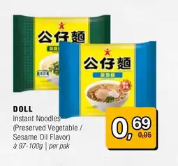 Amazing Oriëntal DOLL Instant Noodles aanbieding