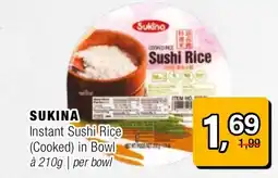 Amazing Oriëntal SUKINA Instant Sushi Rice Cooked in Bowl aanbieding