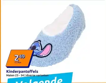 Action Kinderpantoffels aanbieding