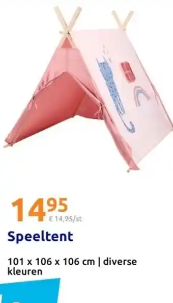 Action Speeltent aanbieding