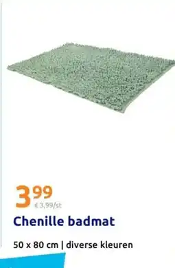 Action Chenille badmat aanbieding