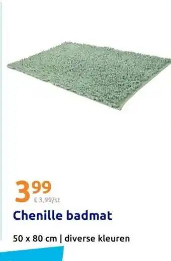 Action Chenille badmat aanbieding