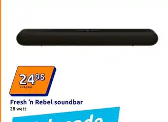 Action Fresh 'n Rebel soundbar aanbieding