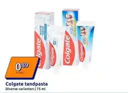 Action Colgate tandpasta aanbieding