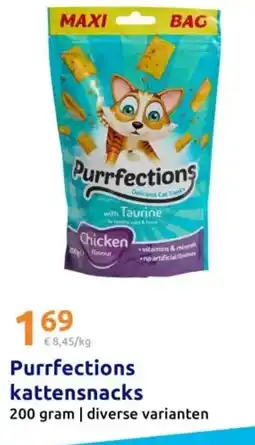 Action Purrfections kattensnacks aanbieding