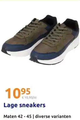 Action Lage sneakers aanbieding