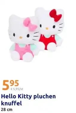 Action Hello Kitty pluchen knuffel aanbieding