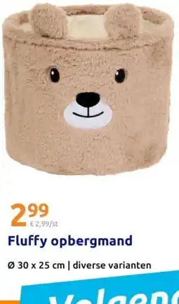 Action Fluffy opbergmand aanbieding