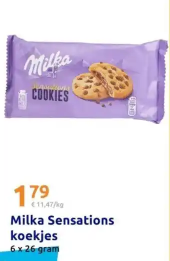 Action Milka Sensations koekjes aanbieding