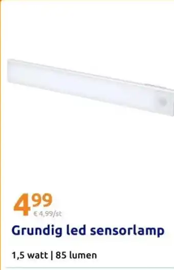 Action Grundig led sensorlamp aanbieding