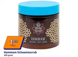 Action Hammam lichaamsscrub aanbieding