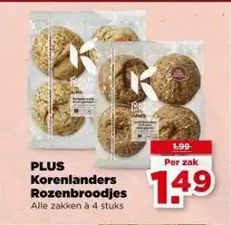 PLUS PLUS Korenlanders Rozenbroodjes aanbieding