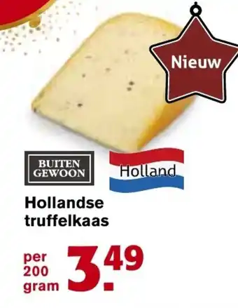 Hoogvliet Buiten Gewoon Hollandse truffelkaas 200g aanbieding