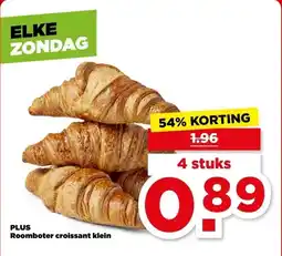 PLUS Roomboter croissant klein aanbieding