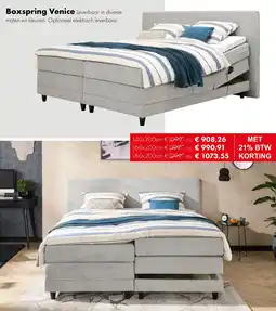 Woonsquare Boxspring Venice aanbieding