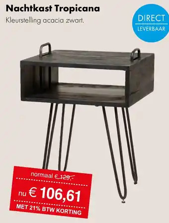 Woonsquare Nachtkast Tropicana aanbieding