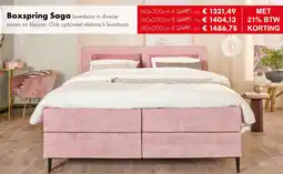 Woonsquare Boxspring Saga aanbieding