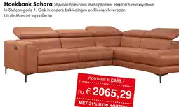 Woonsquare Hoekbank Sahara aanbieding