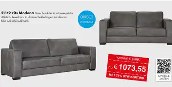 Woonsquare 2/12+2 zits Modena aanbieding