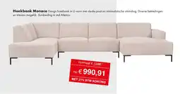Woonsquare Hoekbank Monaco aanbieding