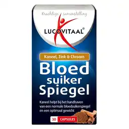Plein.nl gratis verzending2+2 gratis: Lucovitaal Bloedsuikerspiegel 30 aanbieding