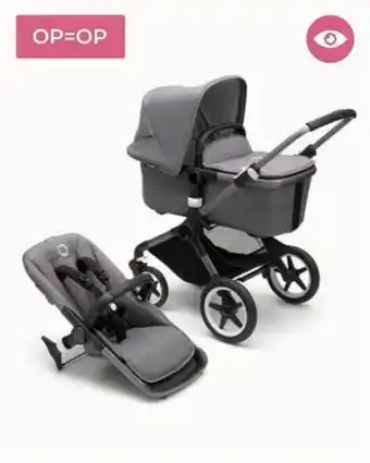 Prenatal Bugaboo Fox3 compleet Graphite Grey Melange aanbieding