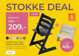 Prenatal Stokke Tripp Trapp beuken Kinderstoel aanbieding