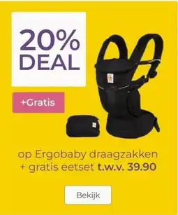 Prenatal 20% DEAL Ergobaby draagzakken aanbieding