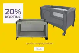 Prenatal alle campingbedden aanbieding