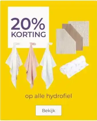 Prenatal op alle hydrofiel aanbieding