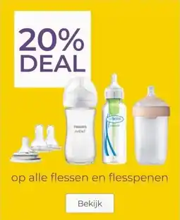 Prenatal op alle flessen en flesspenen aanbieding