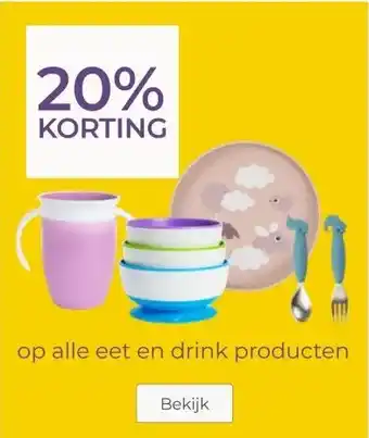 Prenatal op alle eet en drink producten aanbieding