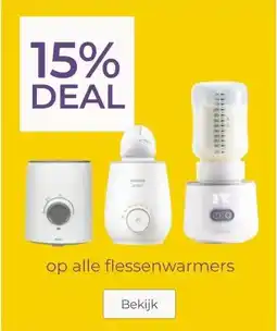 Prenatal op alle flessenwarmers aanbieding