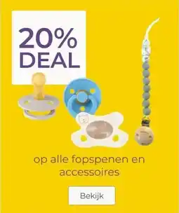 Prenatal op alle fopspenen en accesoires aanbieding