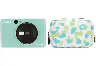 MediaMarkt CANON Zoemini C Essential Kit Mint Green aanbieding