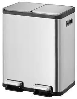 Coolblue EKO EcoCasa II Splitted 2 x 30 Liter Mat Rvs aanbieding