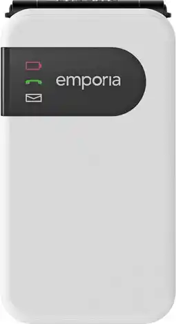 Coolblue Emporia Simplicity Glam Senioren Telefoon Wit aanbieding