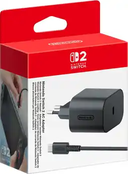 Coolblue AC adapter voor Nintendo Switch 2 aanbieding