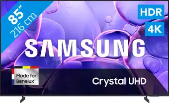 Coolblue Samsung 85 Crystal UHD U8070F 4K (2025) aanbieding