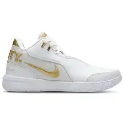 Foot Locker Nike LeBron Sneakers Heren - Wit - Maat 43 - Mesh/Synthetisch aanbieding