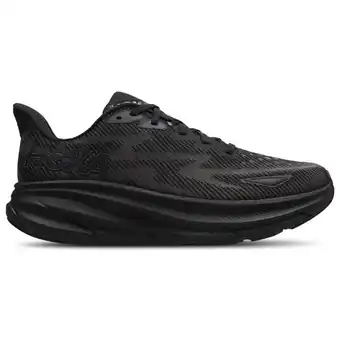 Foot Locker Hoka Clifton 9 Sneakers Heren - Zwart - Maat 40 - Mesh/Synthetisch aanbieding